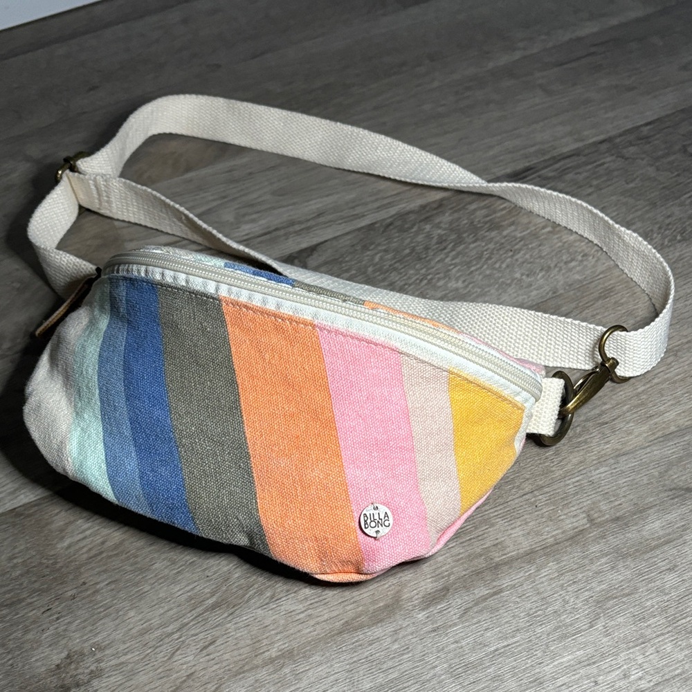 Billabong Multicolor Striped Crossbody Bag